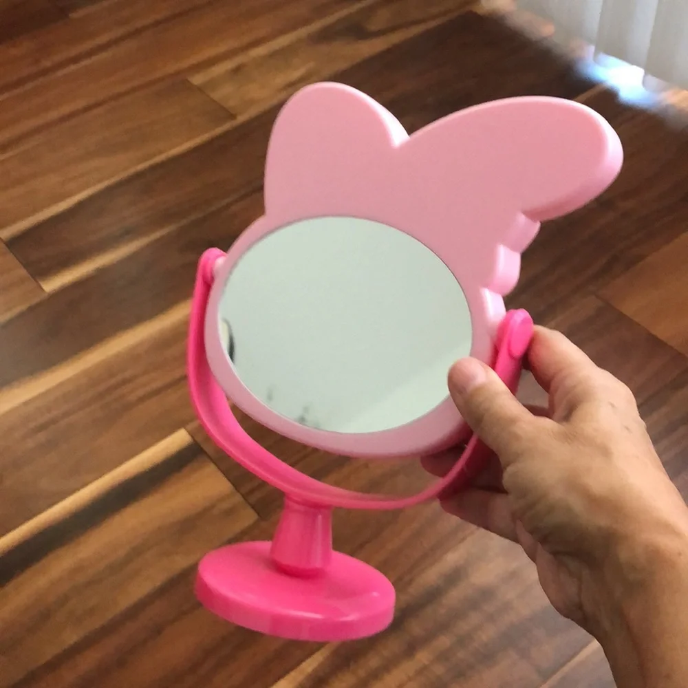 MY MELODY CHARACTER VANITY TOP PLASTIC MIRROR ADORABLE